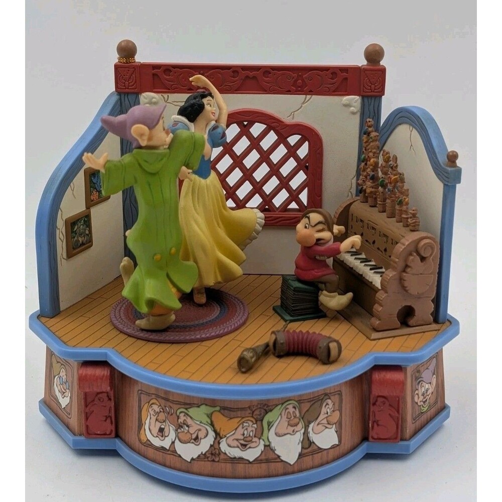 Vintage 1994 Enesco "Dance a Merry Dance" Multi-Action Musical Box